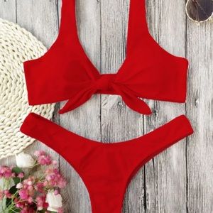 Zaful Red Bikini